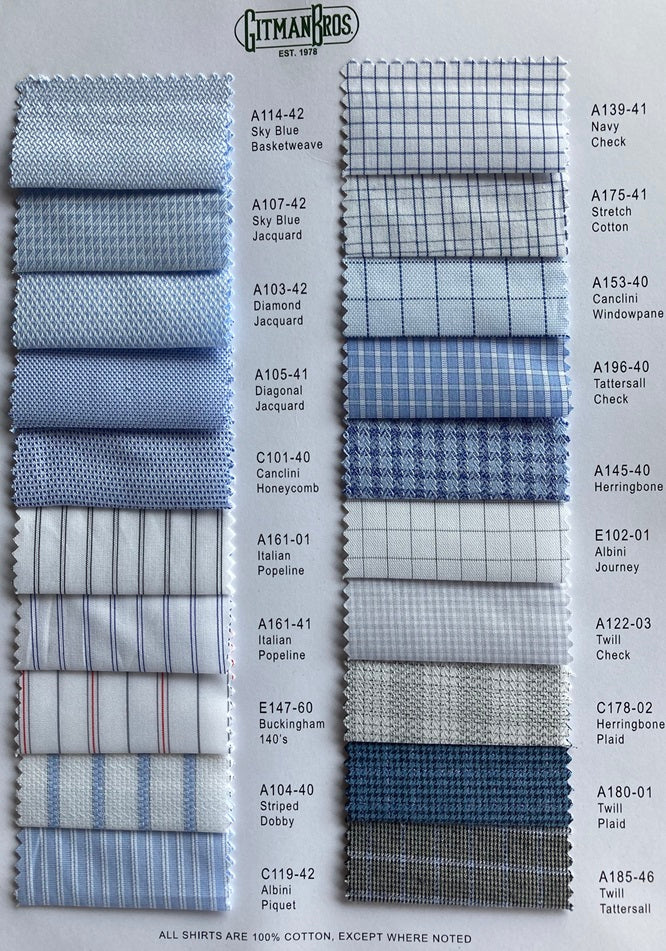 Dress Shirts - Custom Made