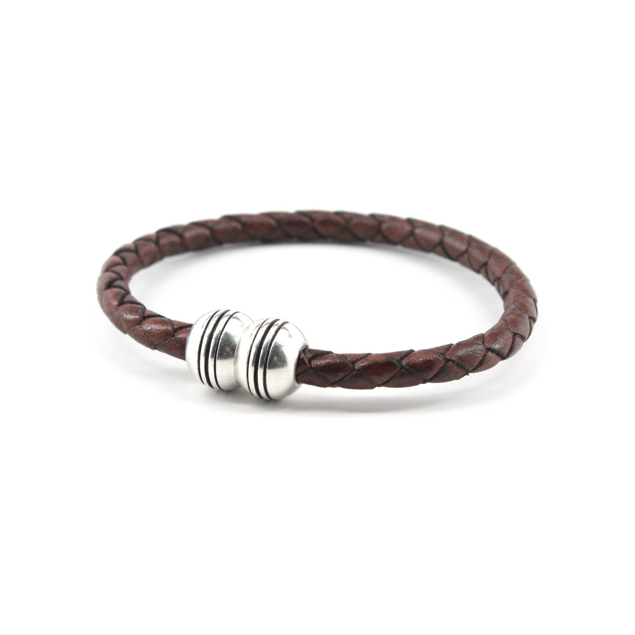 Bracelets - Braided Leather