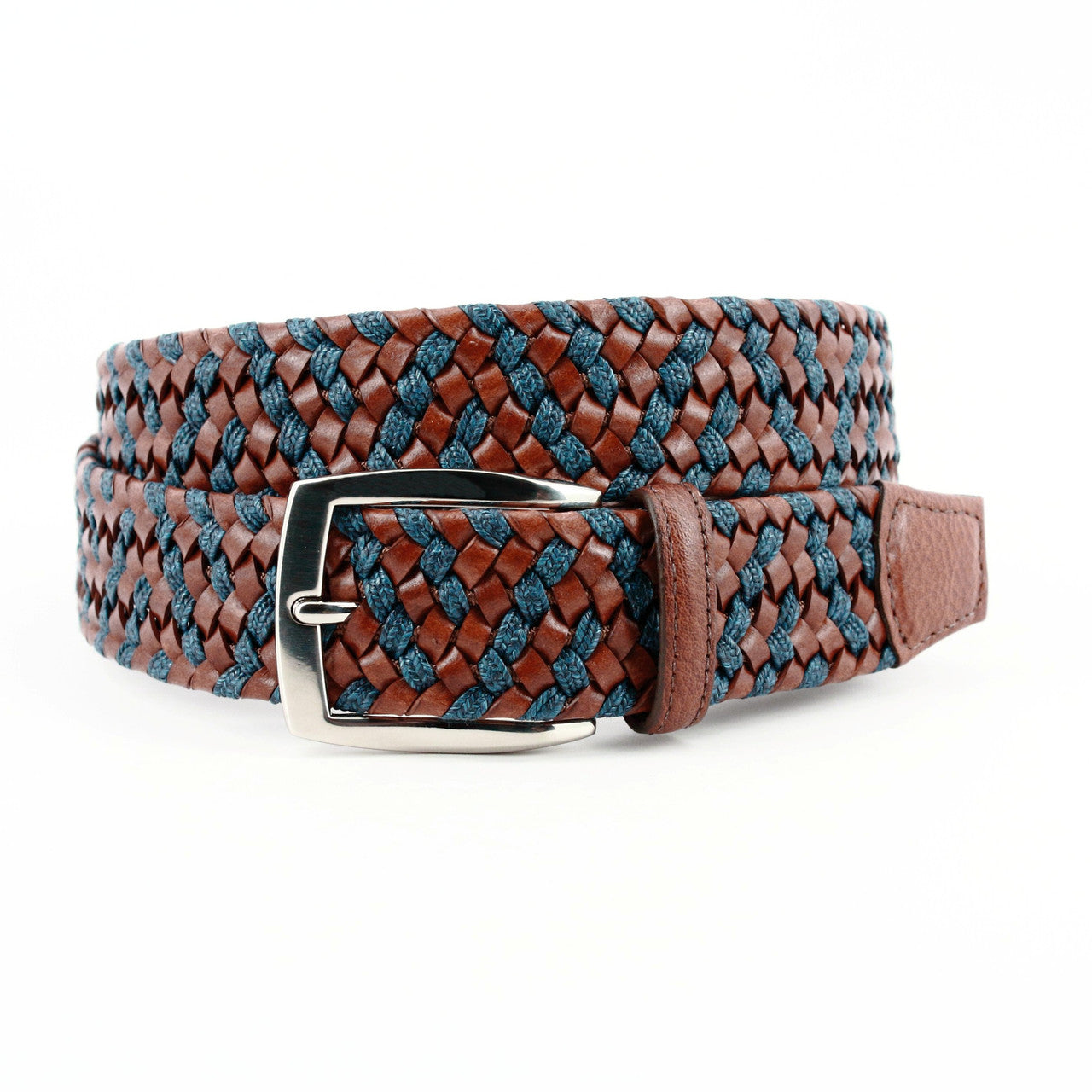 Belts -  Braided Leather & Linen